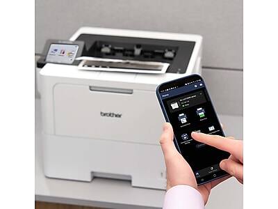 Alt View 4. Brother - HL-L6310DW Laser Printer, Single-Function, Print - White/Black.