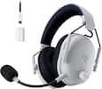 Front. Razer - BlackShark V3 Pro ANC Wireless Over-the-Ear Gaming Headset for PlayStation, PC, Mac, Nintendo Switch, Smartphone - White.