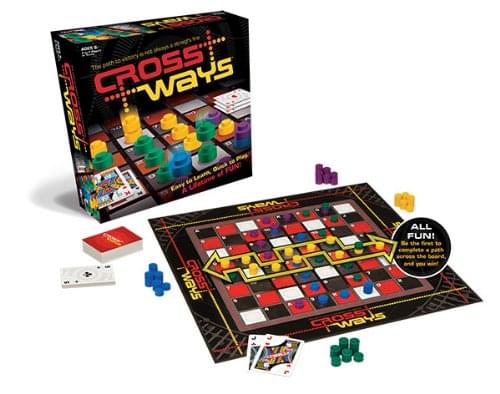 CROSS WAYS  
ALL FUN!  
Be the first to complete a path across the board and you win!