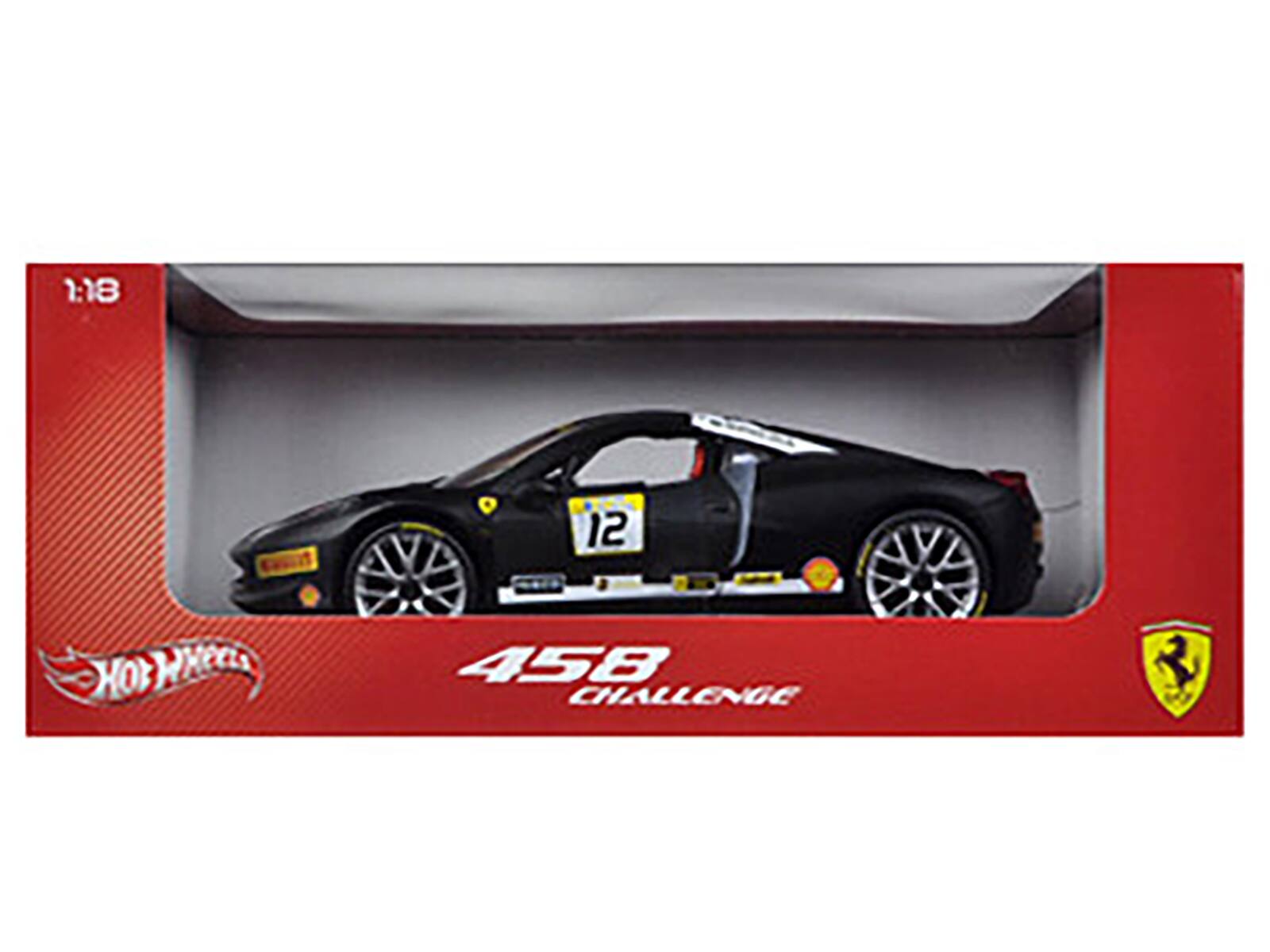 1:18 12 Hot Wheels 458 Challenge