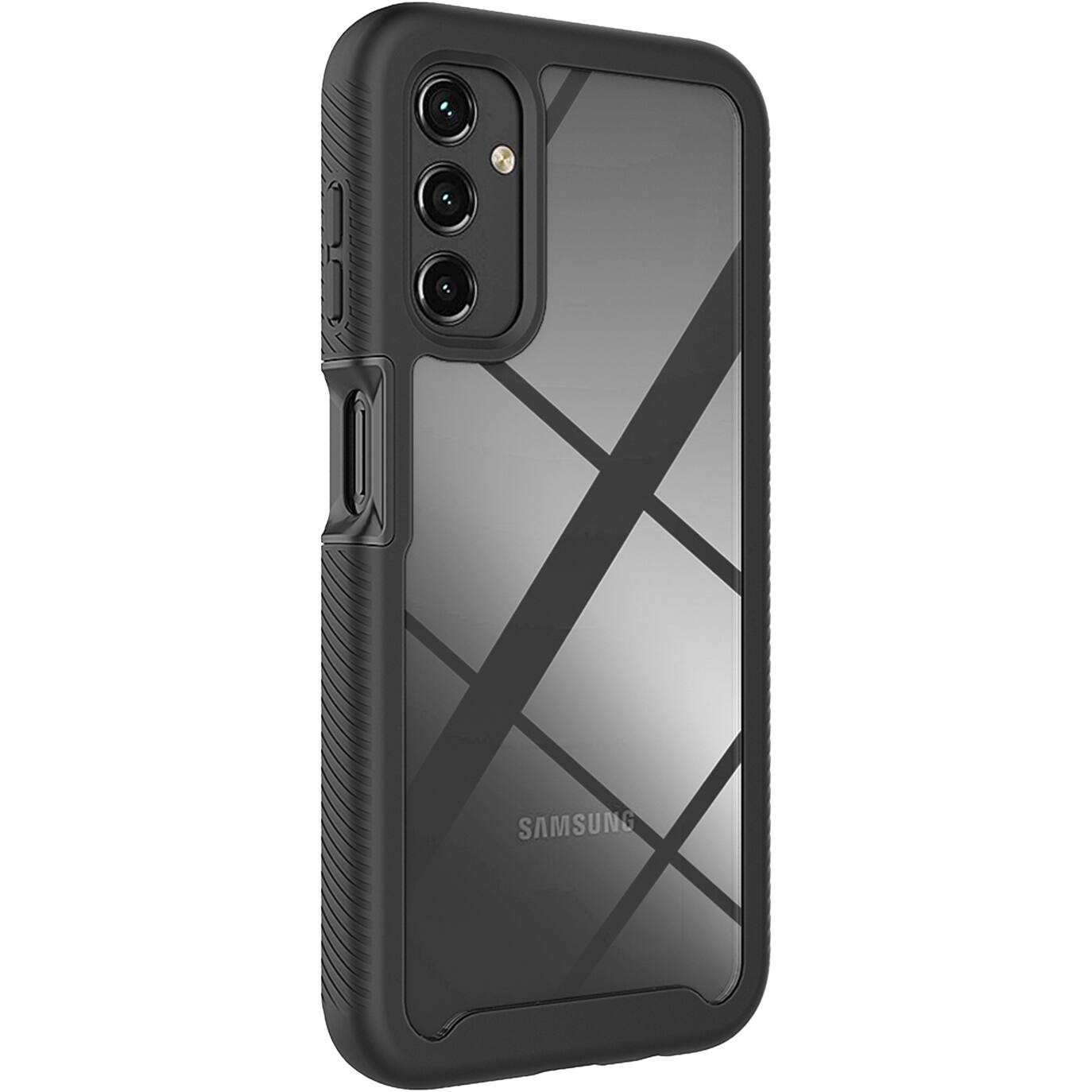 Angle. SaharaCase - GRIP Series Case for Samsung Galaxy A14 5G - Black.