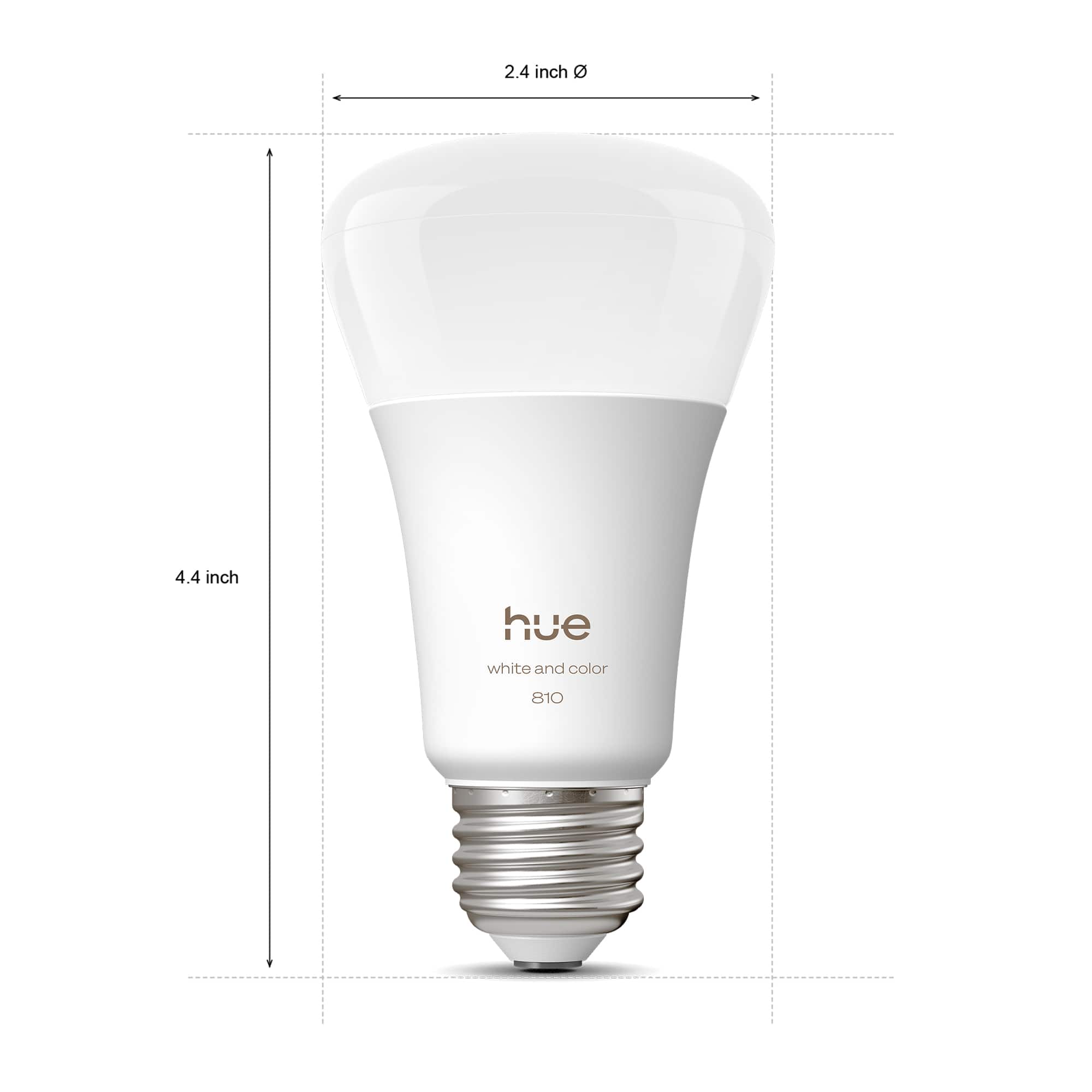 PHILIPS Hue White A60 LED電球 3個セット Philips Hue Smart A19 60W Bulb (3 Pack) White - Best Buy
