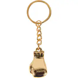 TITLE Boxing - Luxury Glove Keyring - Gold