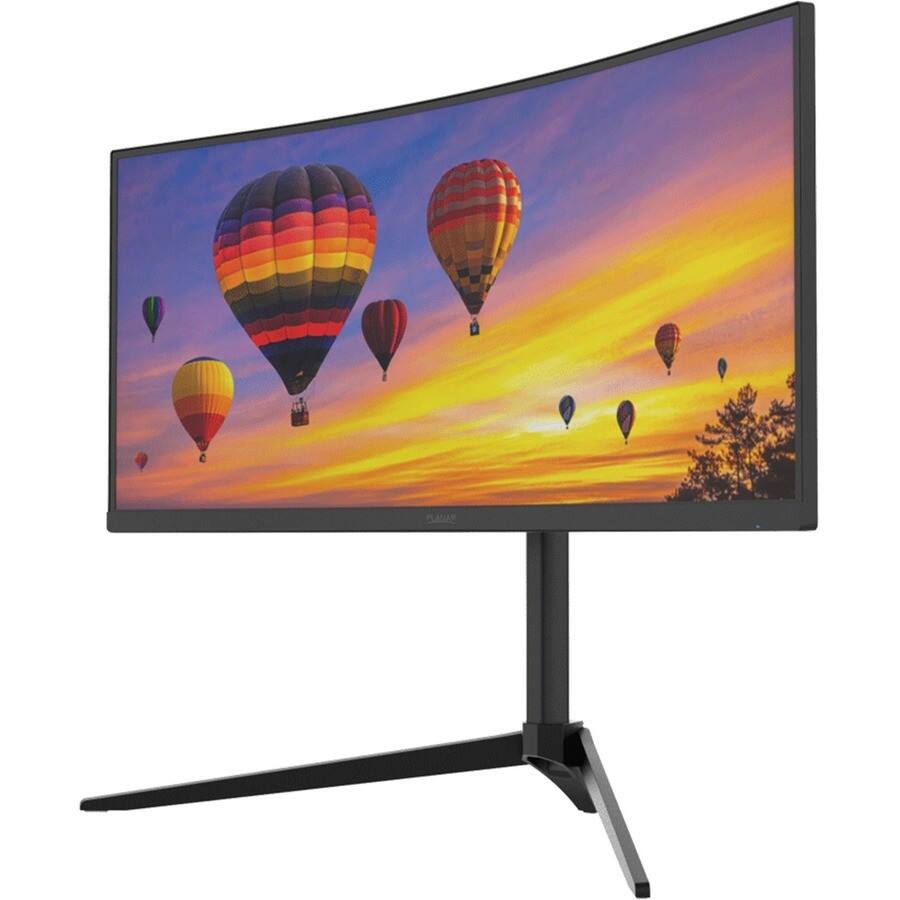 Angle. Planar - PLANAR PZN3410Q 34" WQHD 21:9 3440x1440 100Hz Curved Monitor with HDMI, DP, USB, Audio - black.