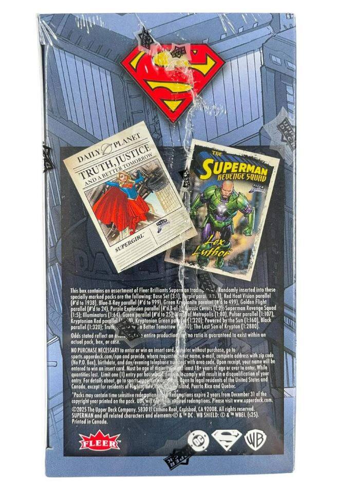 Upper Deck 2025 Fleer Brilliants Superman Mega Box - Best Buy