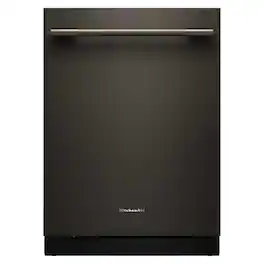 KitchenAid - 24" Top Control Built-In Dishwasher with 360 Max Jets Third Rack, Advanced ProDry, Ultra-bright LED Lighting - Black Ore