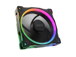 ASUS - Prime MR120 ARGB Fan - Reverse, 28mm Frame, PWM, 20 ARGB LEDs, Aura Sync - Black