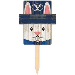 Fan Creations - BYU Cougars 16" x 19" Easter Bunny Yard Stake - Multicolor