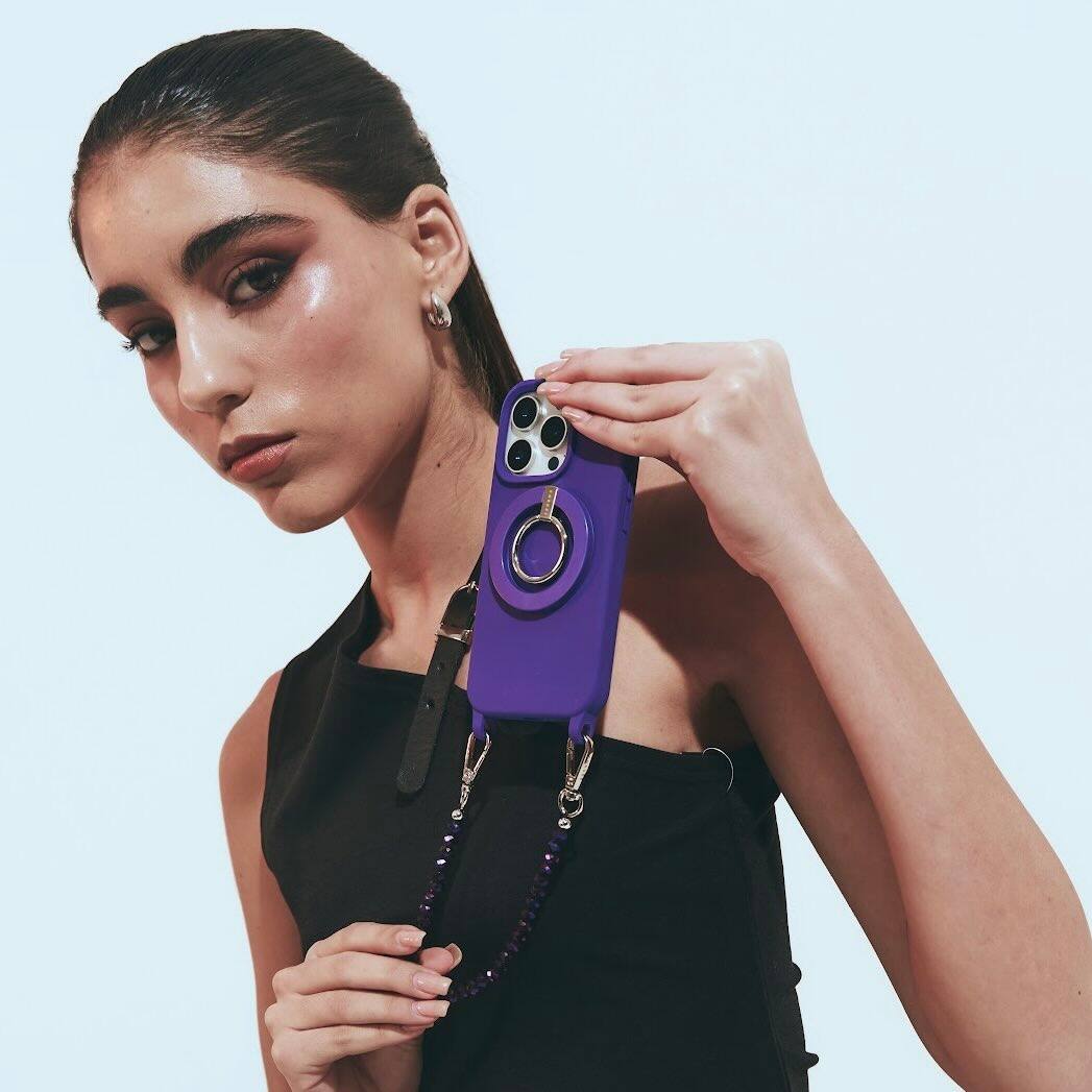 Back. Cordée Cases - 07 Phone Chain Set - Ultraviolet.