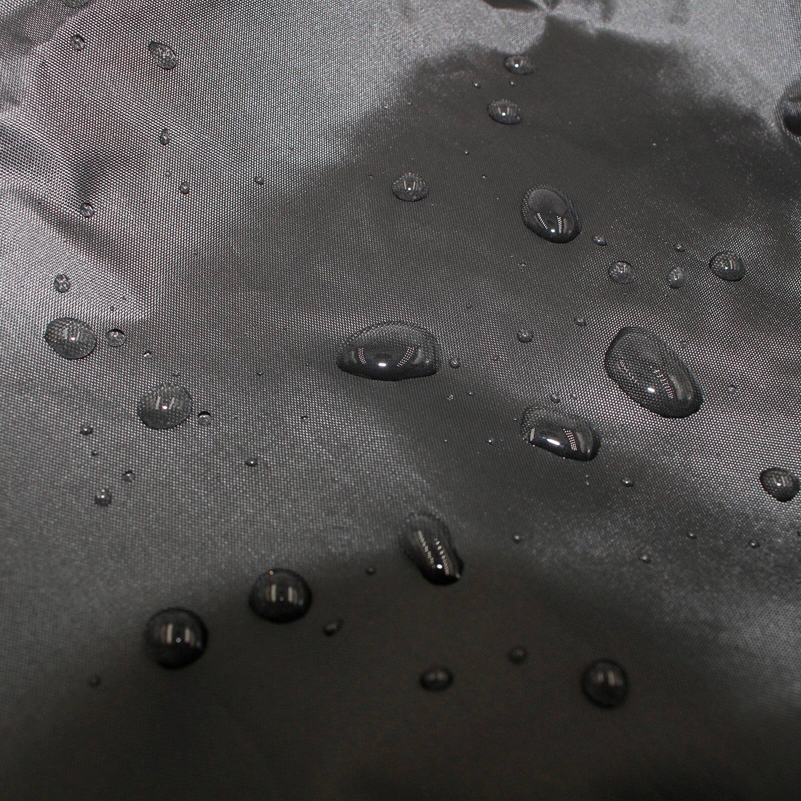 Alt View 4. Topteng - Waterproof Sun Lounge Chair Cover - 210D Oxford, All-Weather Dustproof Protection for Outdoor Garden Patio Furniture - Black.