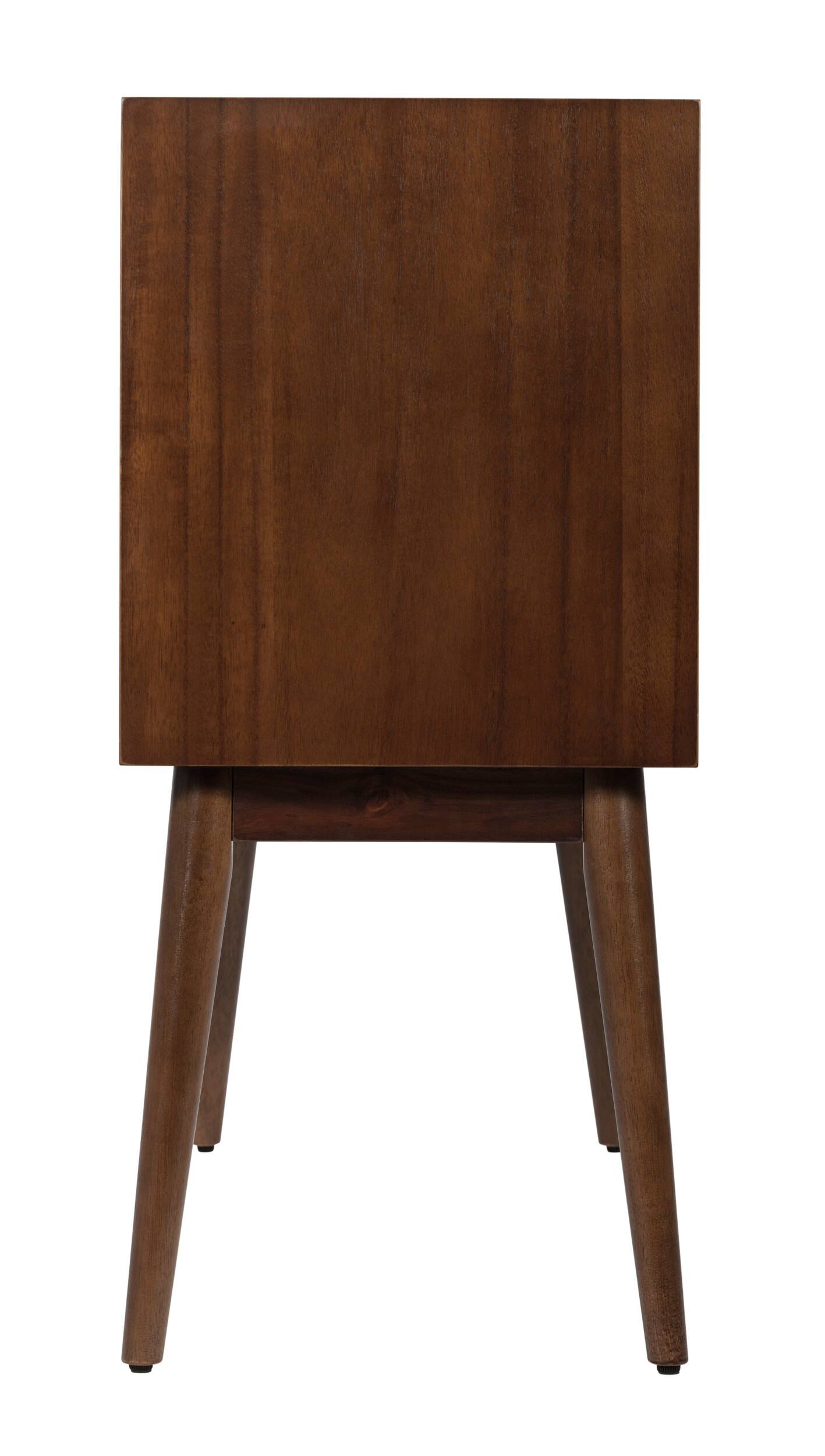 Alt View 13. Adore Decor - Brookline Classic 2-Door Cabinet - Walnut Brown.