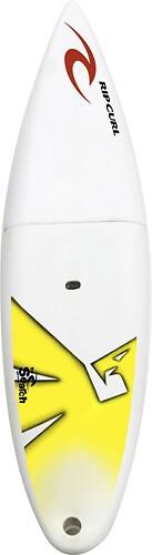 Front Standard. Action Sport Drives - Rip Curl Pro Team Eagle Spray Yellow SurfDrive 4GB USB 2.0 Flash Drive.