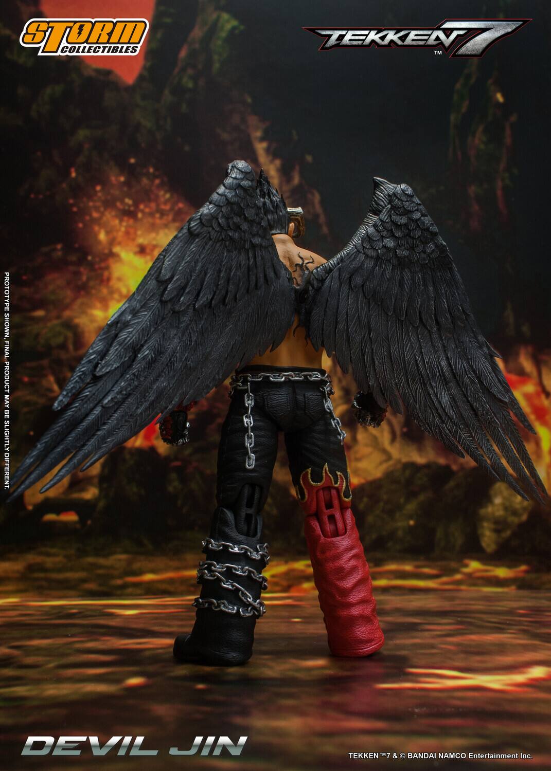 STORM COLLECTIBLES  
TEKKEN 7™  
PROTOTYPE SHOWN. FINAL PRODUCT MAY BE SLIGHTLY DIFFERENT.  
DEVIL JIN  
TEKKEN™7 & © BANDAI NAMCO Entertainment Inc.
