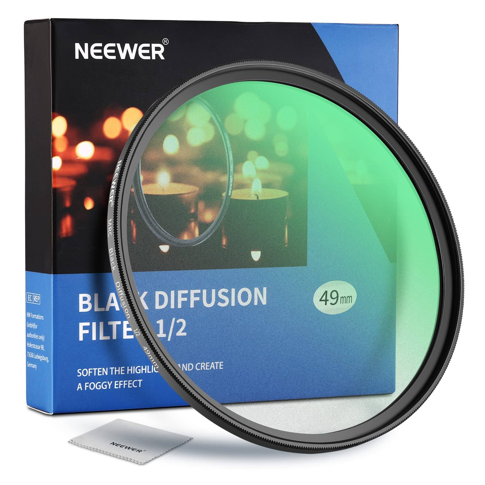 Neewer - 49mm Diffusion 1/2, Nano Coated