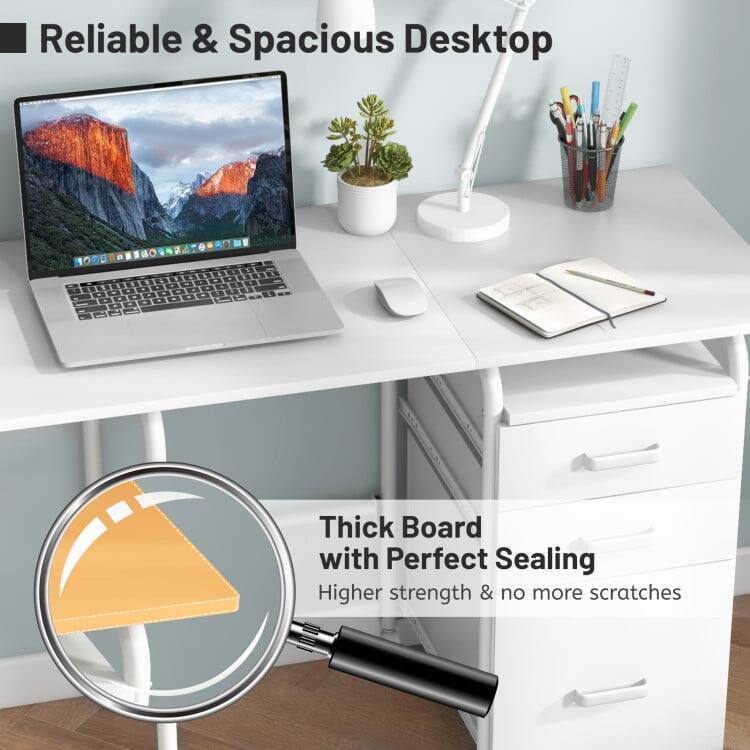 Reliable & Spacious Desktop

Thick Board with Perfect Sealing
Higher strength & no more scratches