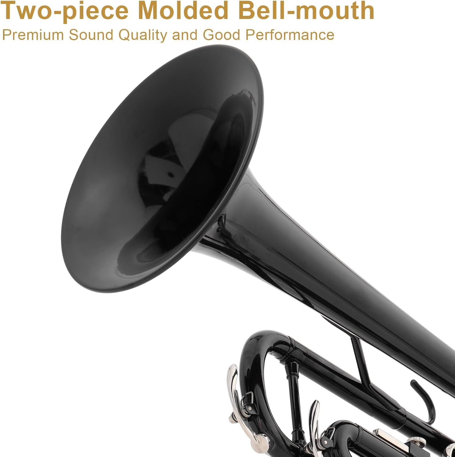 Two-piece Molded Bell-mouth  
Premium Sound Quality and Good Performance