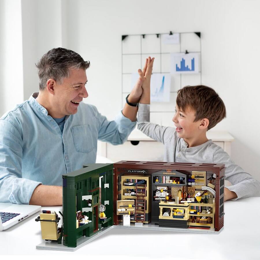 EZTW1 Shop Building Block Set Handmade Mini Modern House For Lover ...