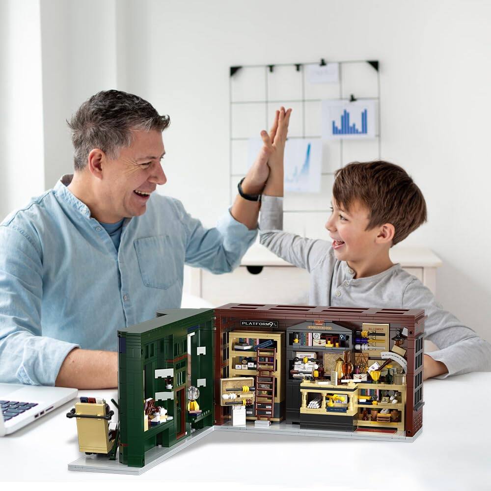 EZTW1 Shop Building Block Set Handmade Mini Modern House For Lover ...