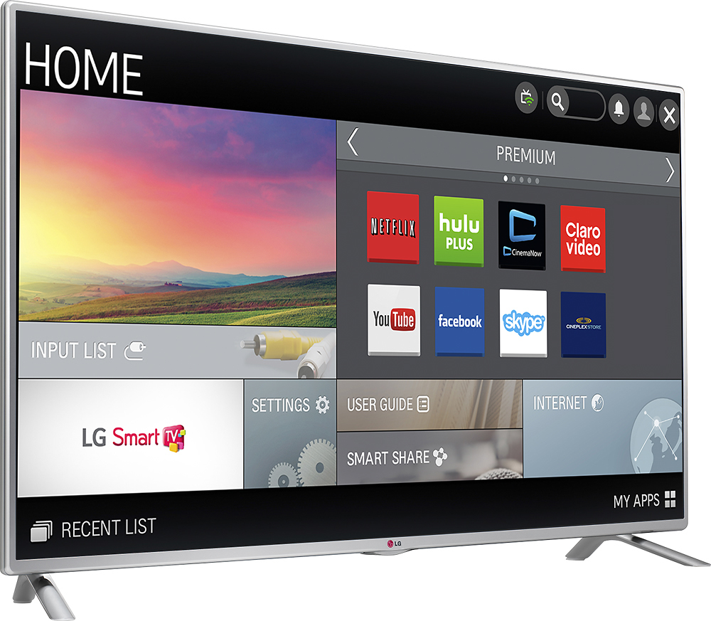 Best Buy: LG 50" Class (49.5" Diag.) 1080p Smart HDTV 50LF6100