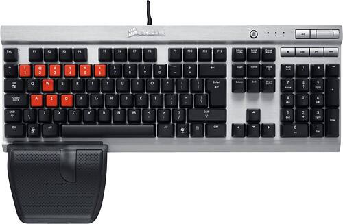 Front Standard. Corsair - Vengeance K60 FPS Mechanical Gaming Keyboard.