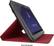 Angle Standard. Belkin - Flip Folio Case for 8.9" Samsung Galaxy Tab - Midnight/Red.