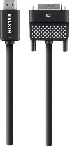 Front Standard. Belkin - 12' HDMI-to-DVI-D Cable - Black.