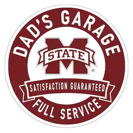 Fan Creations - Mississippi State Bulldogs 16" Dad's Garage Wood Sign - Multicolor