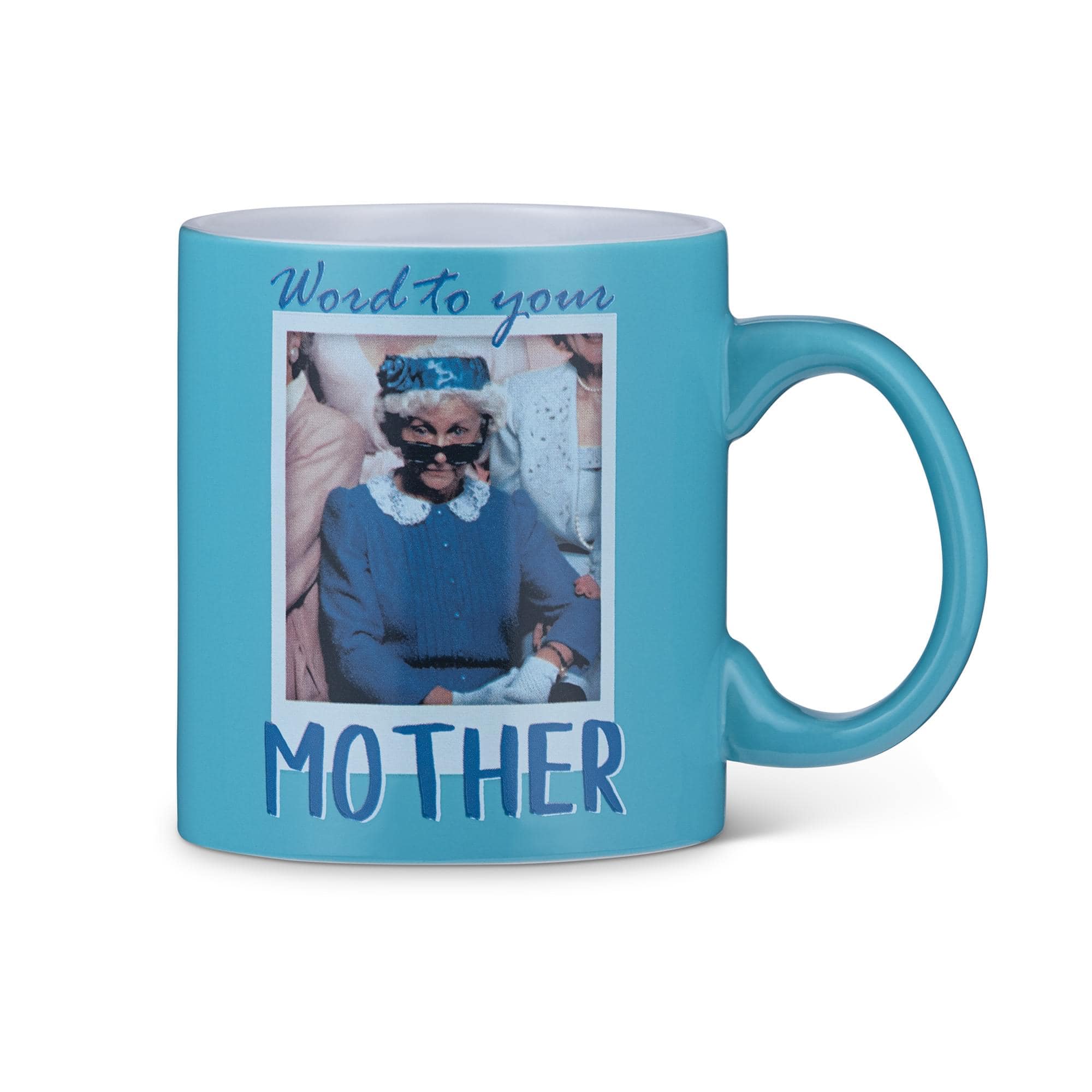 Silver Buffalo - The Golden Girls Sophia "Word To Your Mother" Ceramic Mug | Holds 20 Ounces - White