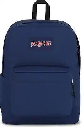 JanSport - SuperBreak One Backpacks-Durable,Lightweight Bookbag with Front Utility Pocket-Premium Backpack School Bookbag - Navy