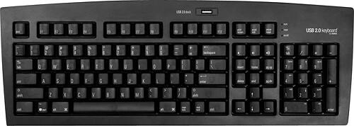 Front Standard. Matias - USB 2.0 Keyboard - Black.