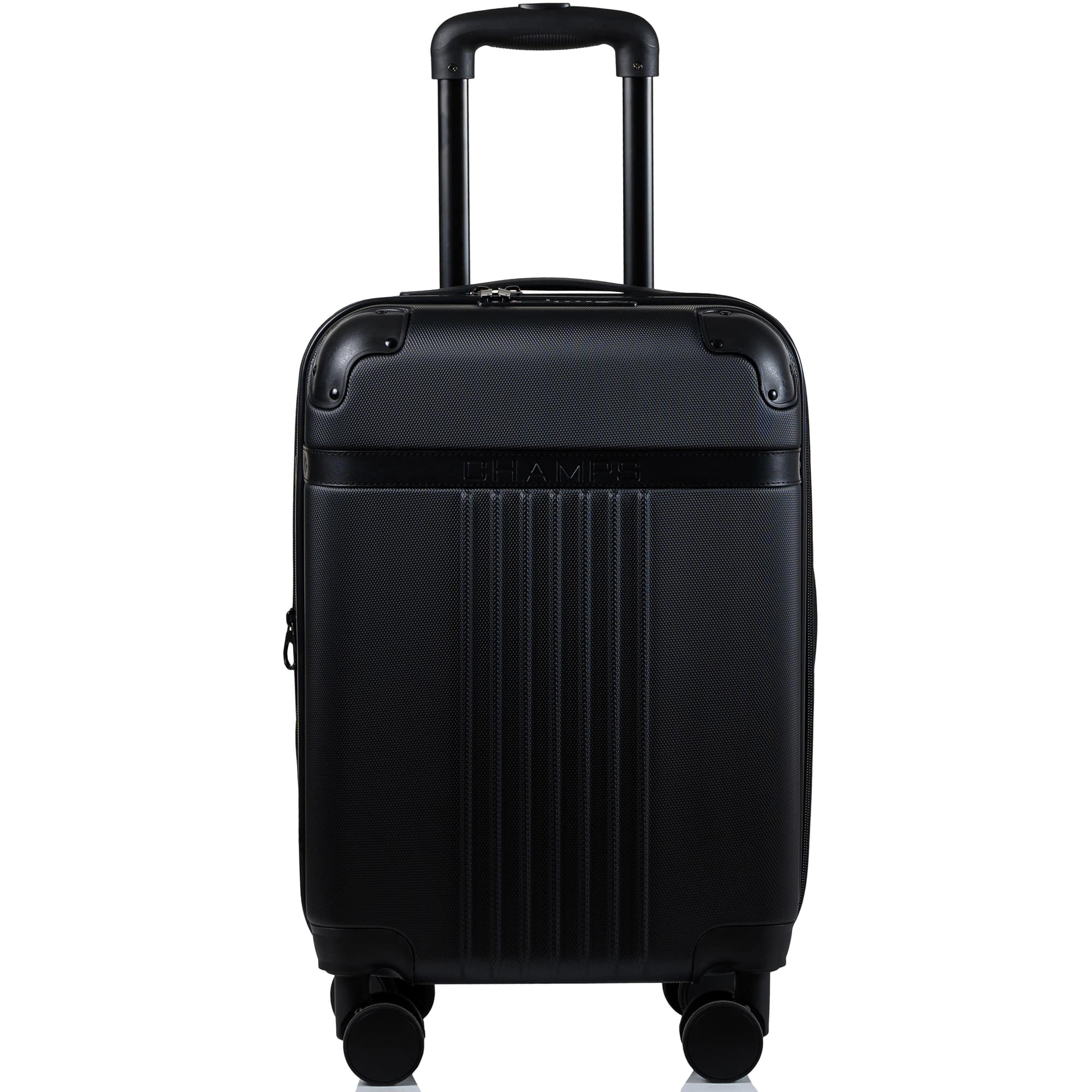 Front. Champs - Vintage Black Collection Carry-on - Black.