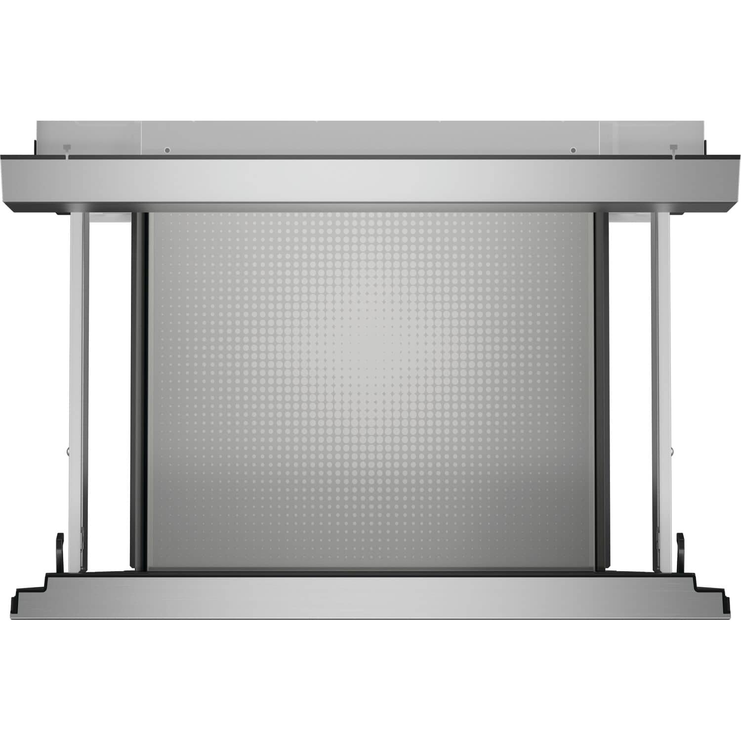 Alt View 14. Sharp - 24 In 1.2 CuFt Built-In Smart Microwave Drawer Oven with Easy Wave Open in Stainless Steel - Black.