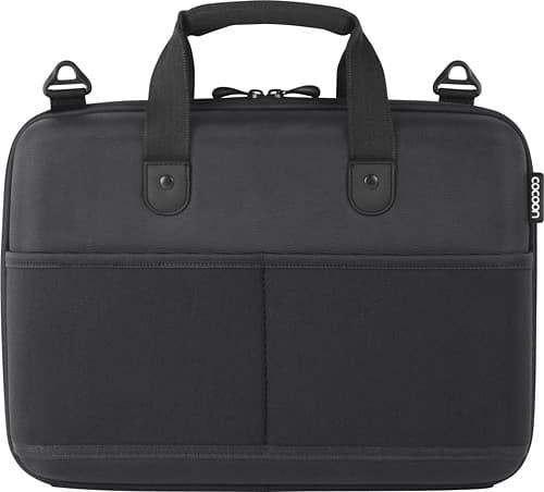 Front Standard. Cocoon - GRID-IT Case for 13" Apple® MacBook® Pro and iPad® - Black.