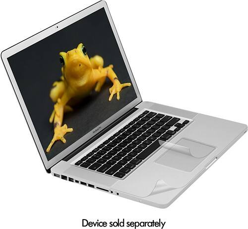 Angle Standard. Wrapsol - Original Screen and Body Protector for 13" Apple® MacBook® Pro - Clear.