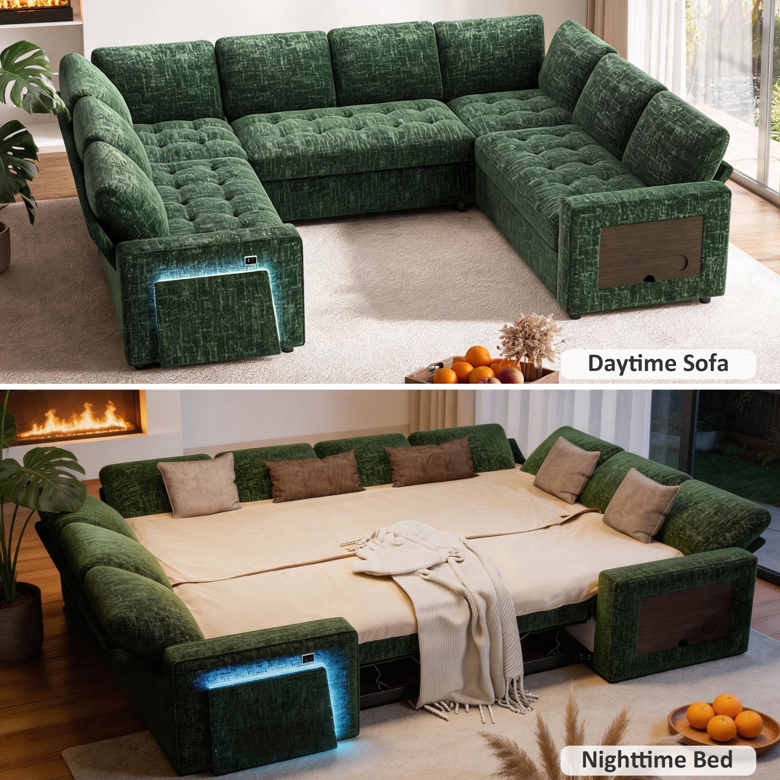 Daytime Sofa  
Nighttime Bed