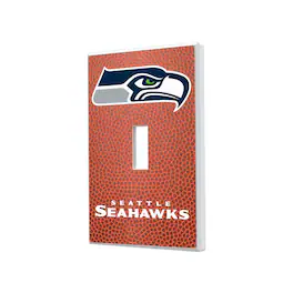 Keyscaper - Seattle Seahawks Football Design Single Toggle Light Switch Plate - Multicolor