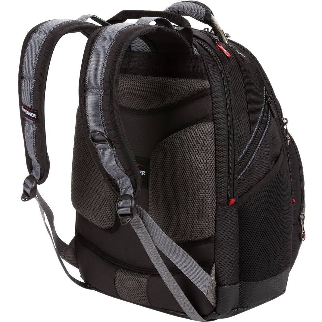 Alt View 2. Wenger - Wenger Synergy 27305140 Carrying Case (Backpack) for 15.4" to 16" Notebook - Black/Gray - Shock Absorbing Shoulder Strap - Black/Gray.