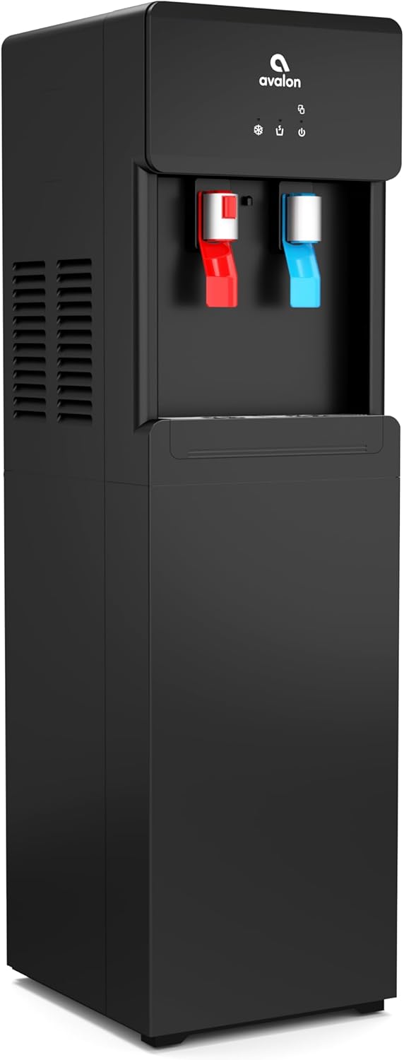 Alt View 1. Avalon - Bottom Loading Water Cooler - Black.