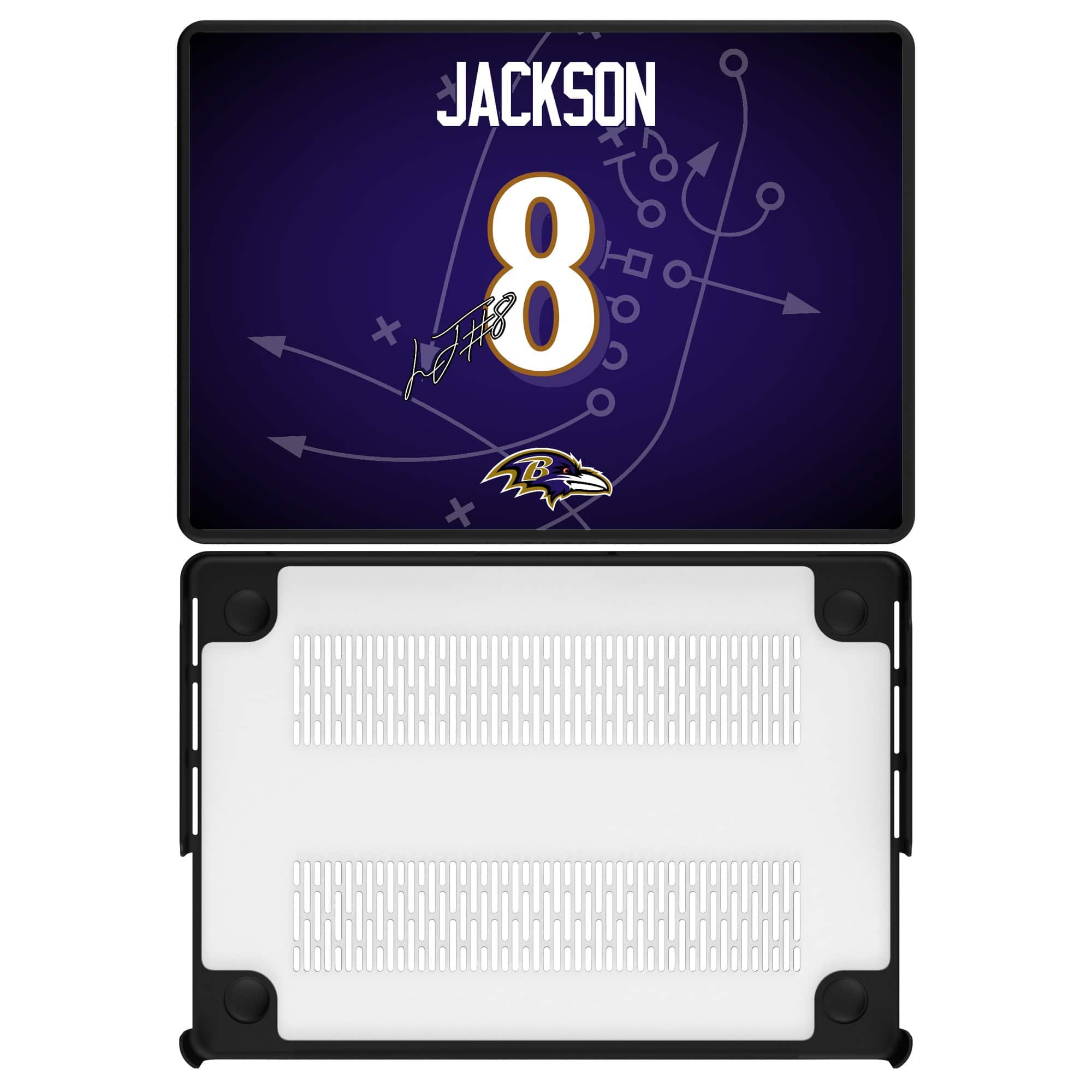 Keyscaper - Lamar Jackson Baltimore Ravens MacBook Case - Pro 13 in - Multicolor