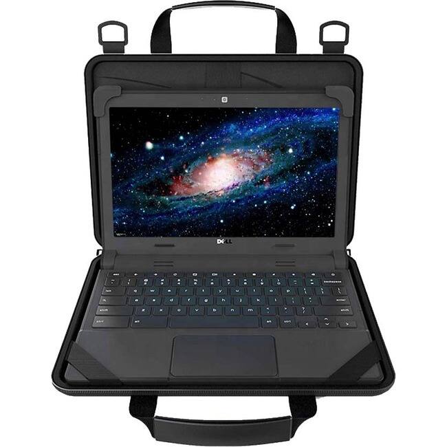 Front. CODi - Codi Always-On EVA Case for 12"-14" Chromebooks - Black.
