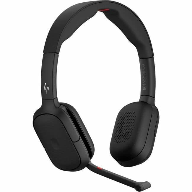 HP - Poly Focus 625 Headset - Microsoft Teams Certification - Stereo - USB - Wired/Wireless - Bluetooth - Over-the-head - Unknown price history on PriceWatchPro