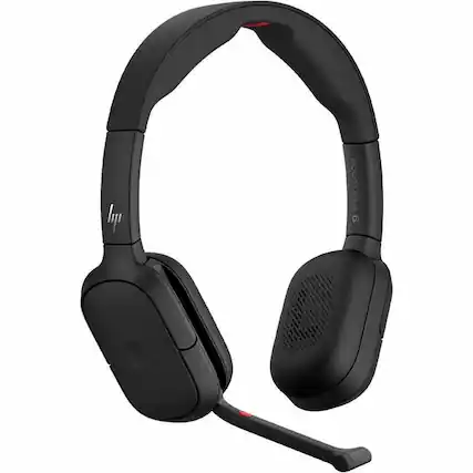 Front. HP - Poly Focus 625 Headset - Microsoft Teams Certification - Stereo - USB - Wired/Wireless - Bluetooth - Over-the-head - Unknown.