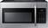 Front. Samsung - 1.6 cu. ft. Over-the-Range Fingerprint Resistant Microwave - Stainless Steel.