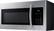 Left. Samsung - 1.6 cu. ft. Over-the-Range Fingerprint Resistant Microwave - Stainless Steel.