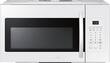 Samsung - 1.6 Cu. Ft. Over-the-Range Microwave - White - Larger Front