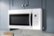 Alt View Zoom 15. Samsung - 1.6 cu. ft. Over-the-Range Microwave - White.