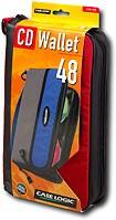 Front Detail. Case Logic - 48-CD Red Wallet.