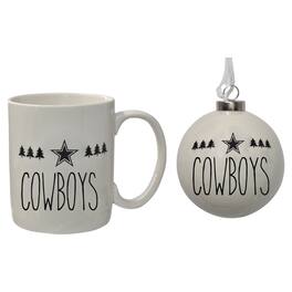 The Memory Company - Dallas Cowboys Holiday Ornament & Mug Set - Multicolor