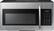 Front. Samsung - 1.7 Cu. Ft. Over-the-Range Microwave - Stainless steel.