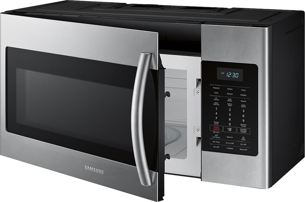 Best Buy Samsung 1.7 Cu. Ft. OvertheRange Microwave Stainless steel